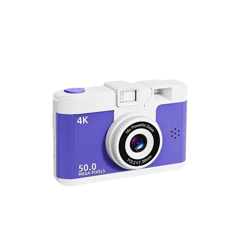 M16 HD large screen children's camera with auto print, ultra HD video, ABS plastic body and memory card