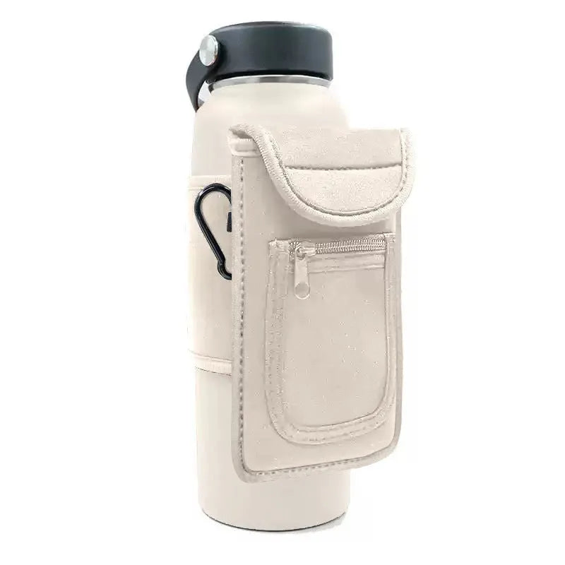 Cloth magnetic sports bottle cover sleeve for cups and kettles in various colours