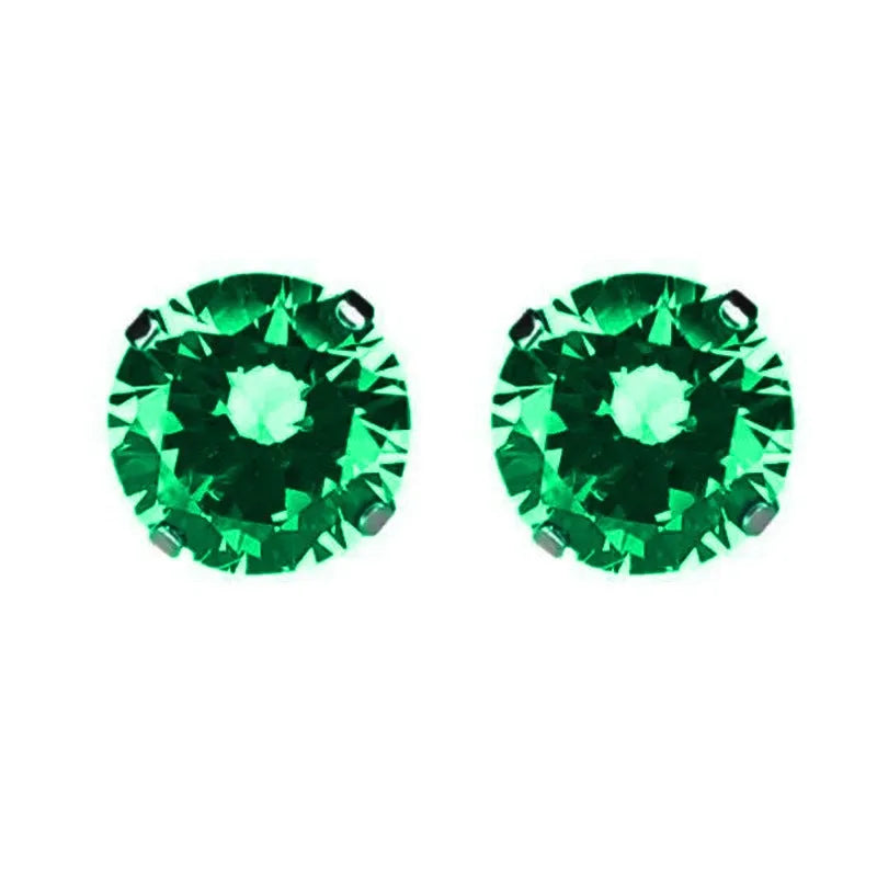 Titanium alloy double-headed navel stud with internal thread in various colours and sizes.