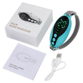 White or blue USB-powered sleep aid instrument with adjustable wind speed settings