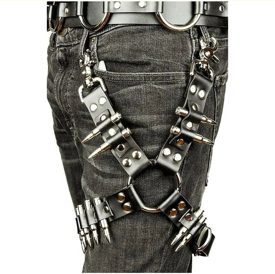 Black PU leather leggings showing leather-like texture and legging fit
