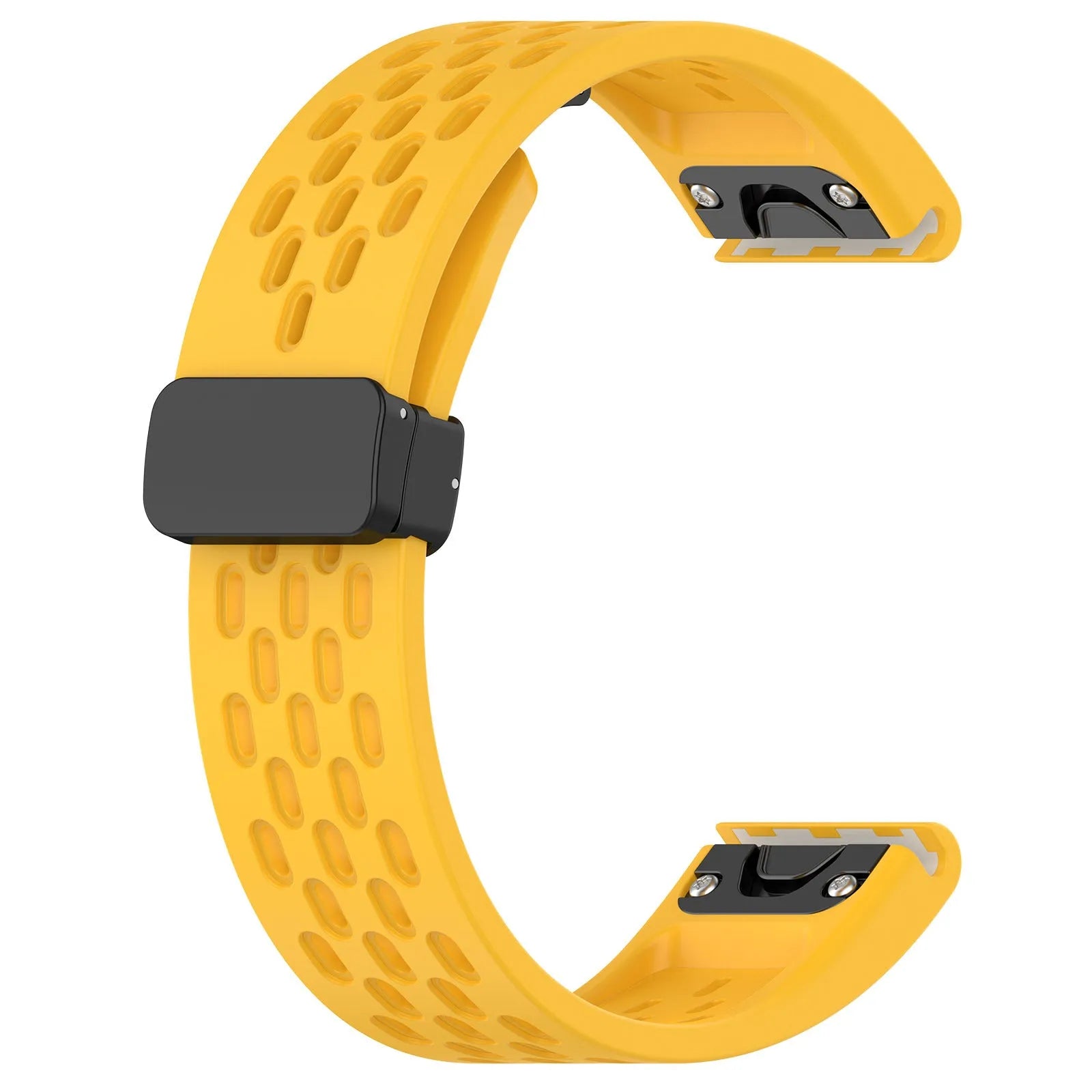 Quick release watch strap for Garmin Fenix watches in multiple colours and sizes.