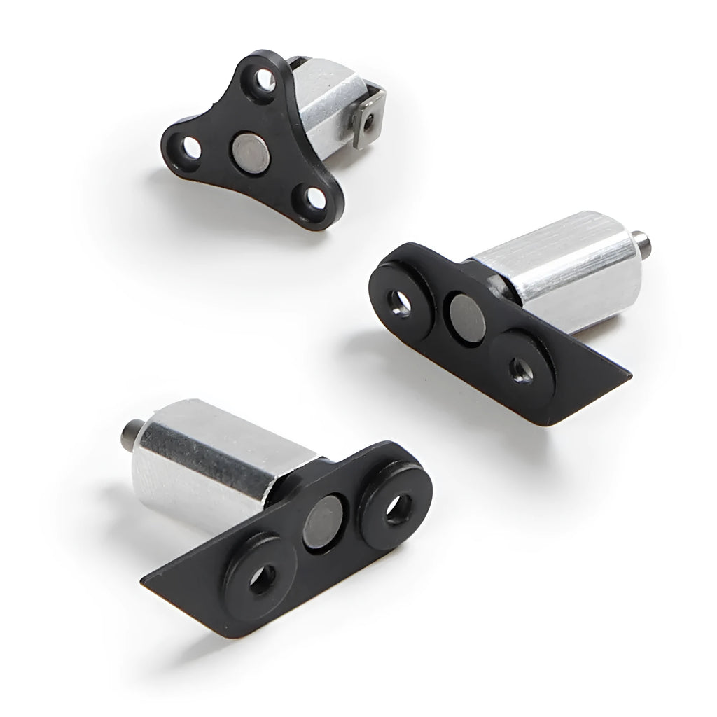 Drone motor rotating shaft replacement part for front and rear quadcopter arms in metal construction