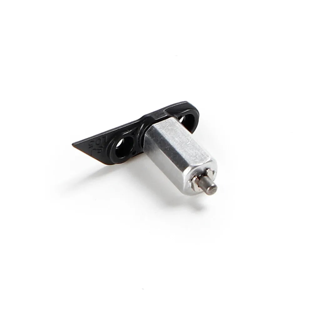 Drone motor rotating shaft replacement part for front and rear quadcopter arms in metal construction