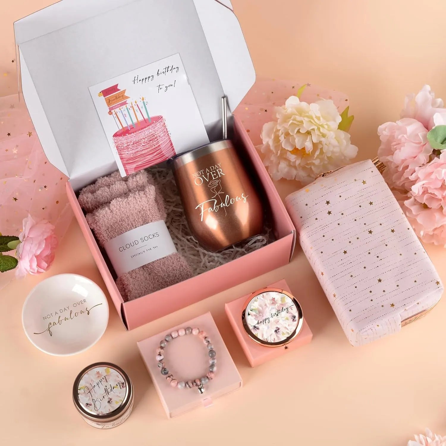 Soy wax aromatherapy candle gift set in a modern gift box with a choice of colour suits.