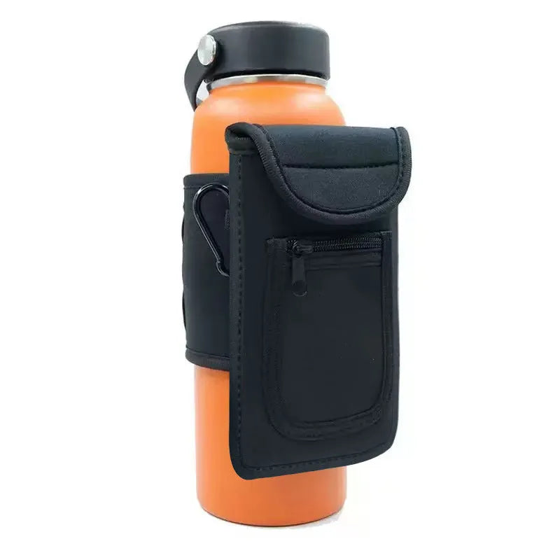 Cloth magnetic sports bottle cover sleeve for cups and kettles in various colours