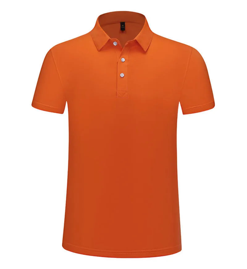Men's summer cotton polo shirt in solid colour with short sleeves and straight fit, shown in white