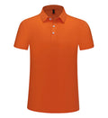 Men's summer cotton polo shirt in solid colour with short sleeves and straight fit, shown in white