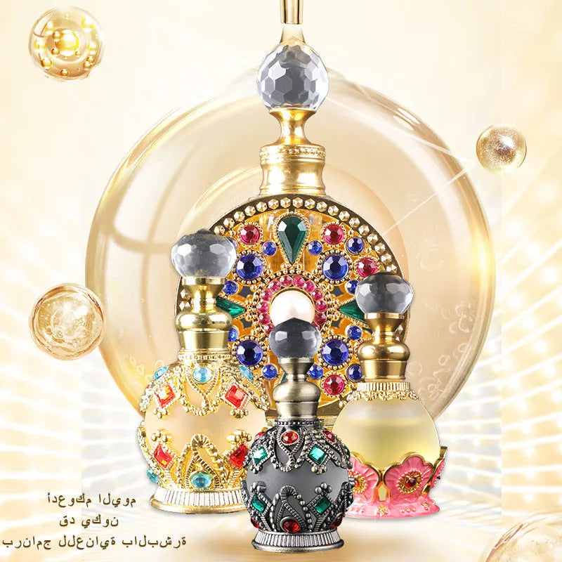 Middle East Dubai perfume essential oil in colour box, four fragrance options available