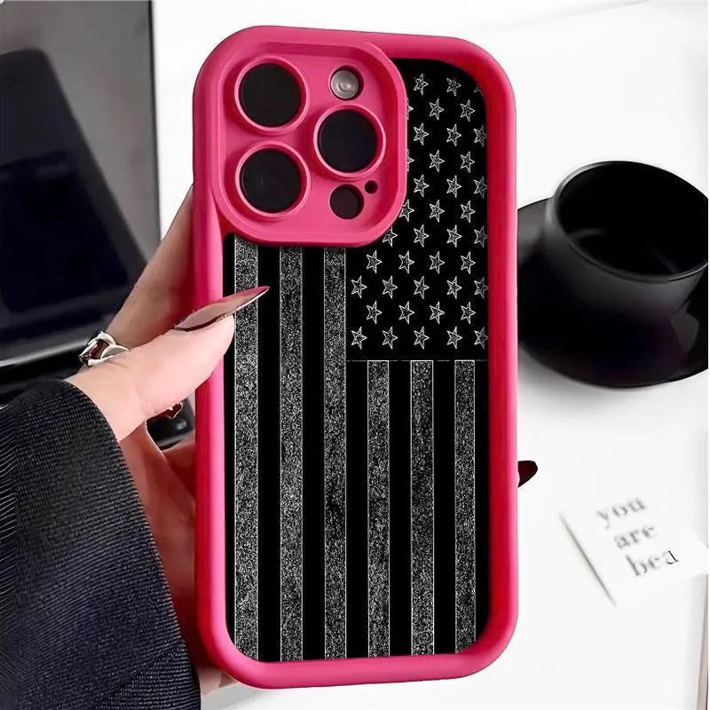 Drop-resistant all-inclusive TPU frosted phone case for iPhone 16 Pro Max in Graphite Black