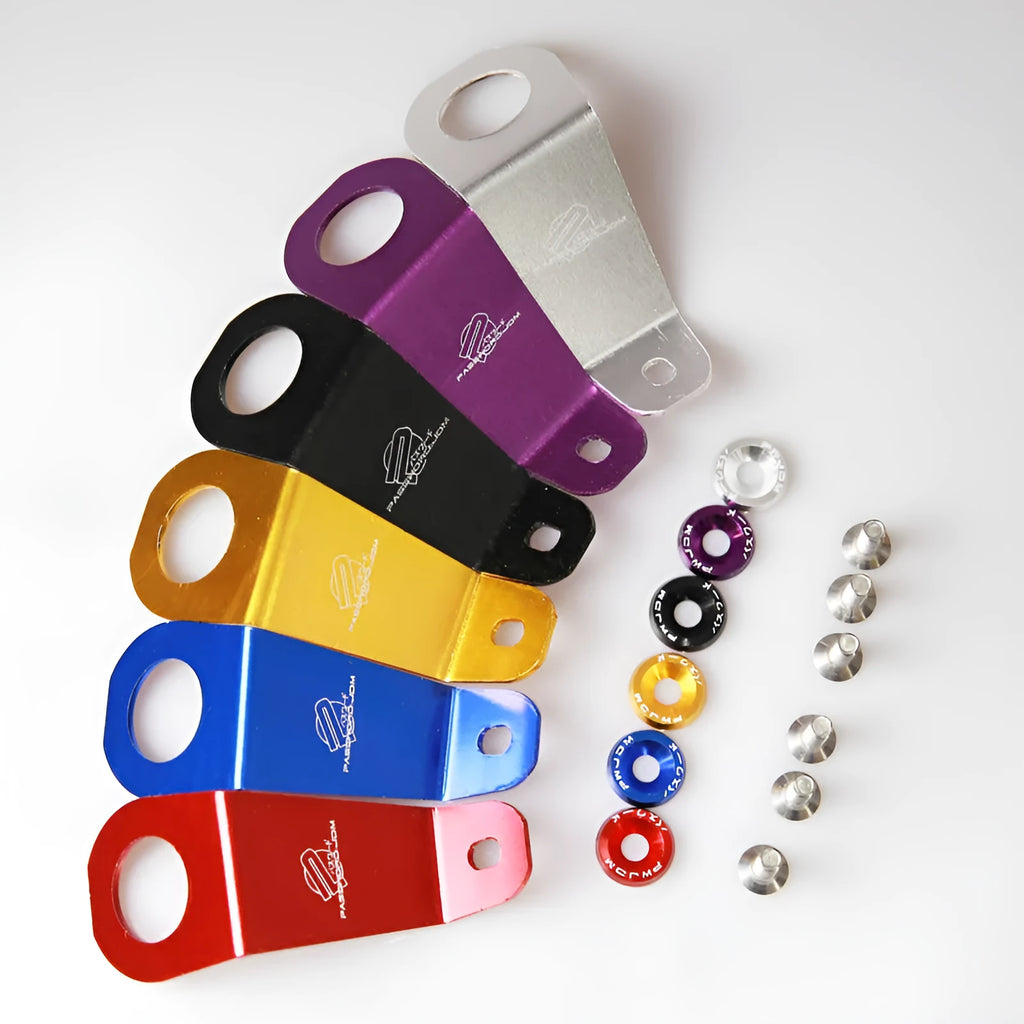 Aluminium radiator bracket for Honda Civic EG in six colour options with anodised finish