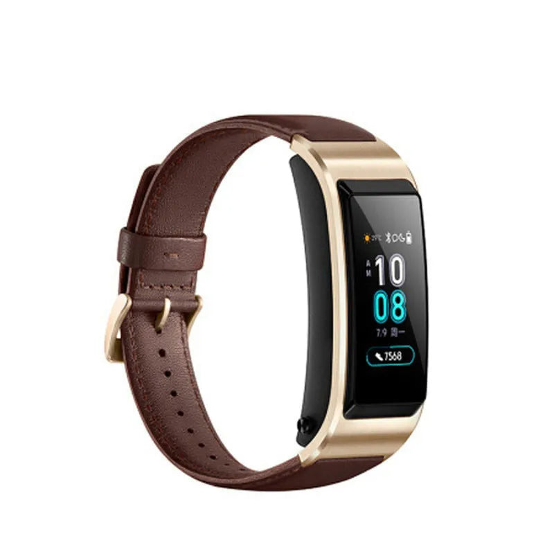 B5 genuine leather watch strap in brown, black, blue, and red, with B3 B6 B7 size options, solid colour design