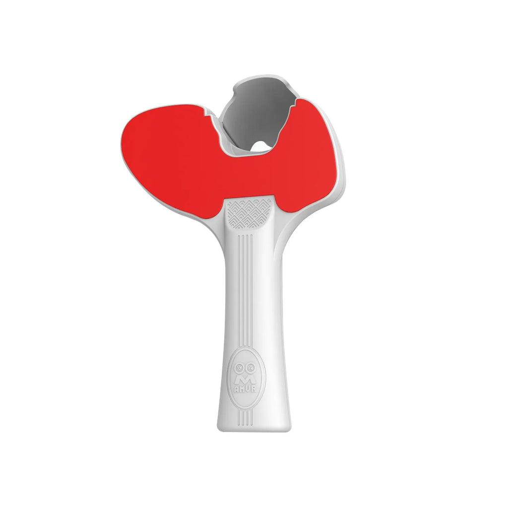Red and blue silicone plastic hand grip for Pico 4 VR controller table tennis games
