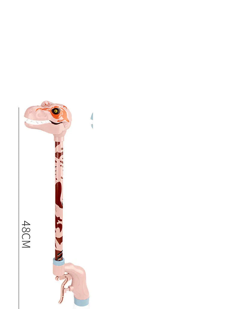 50cm long-necked dinosaur water gun in soft foam for kids, available in six colour styles