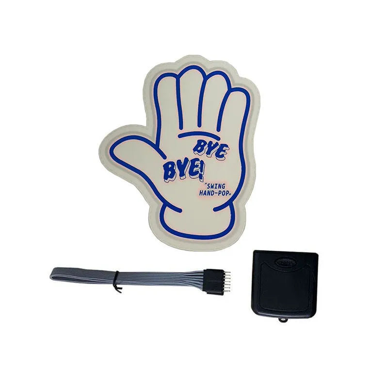 Luminous adhesive wall sticker with LED driver and 60cm connecting line, showing heart and text designs with multiple flashing modes.