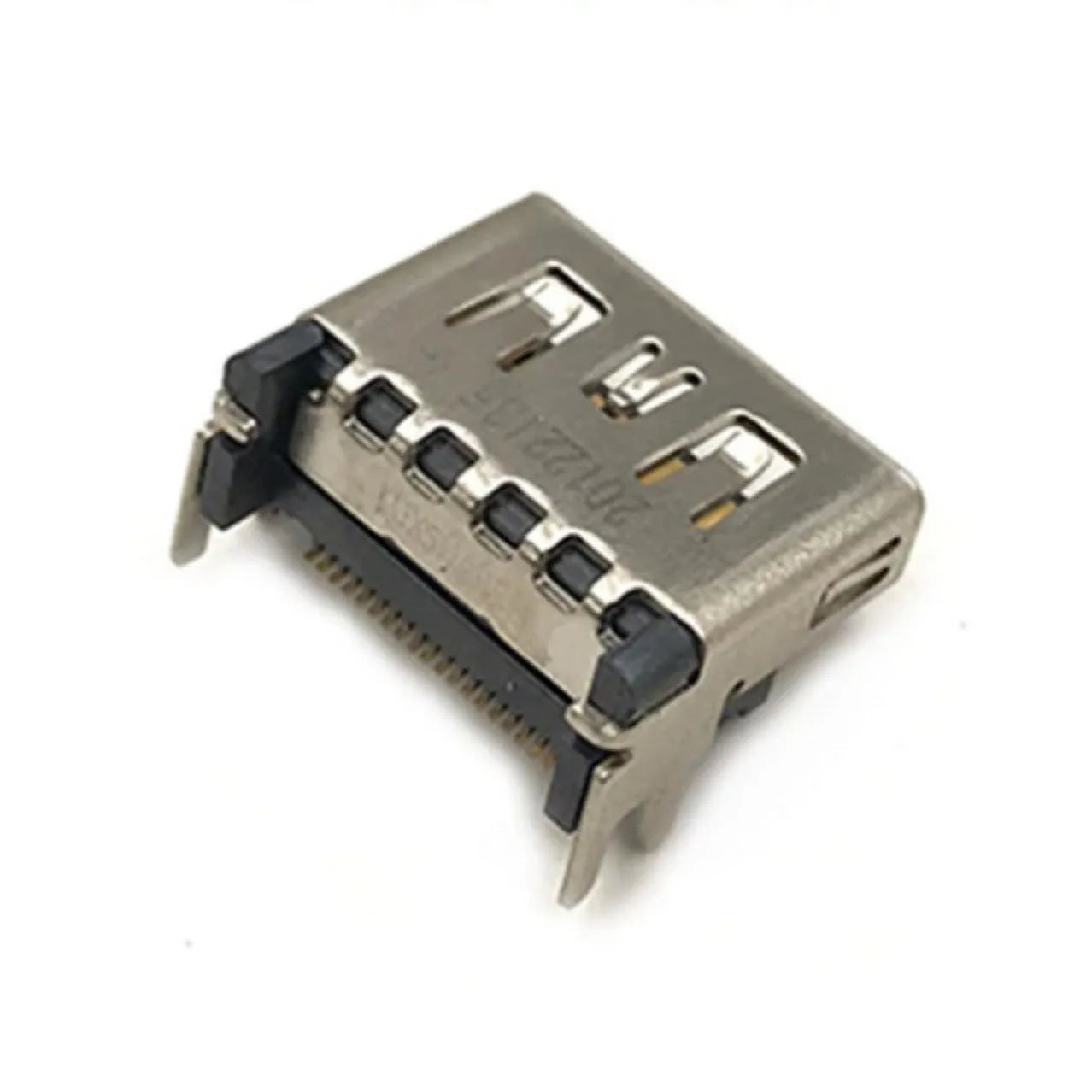 Silver HDMI interface host socket for game console connections