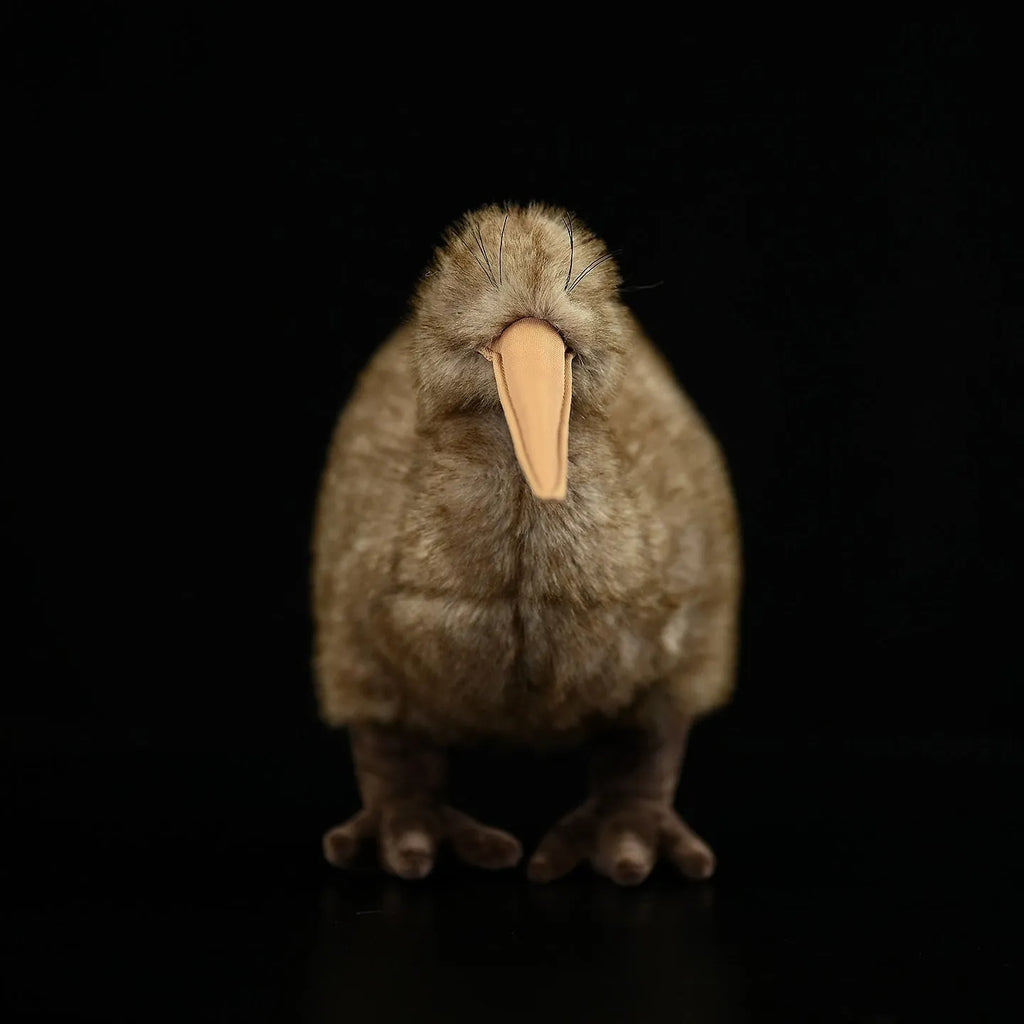 Kiwi plush toy, 25cm tall, chemical fibre, with iron wire frame, New Zealand bird design