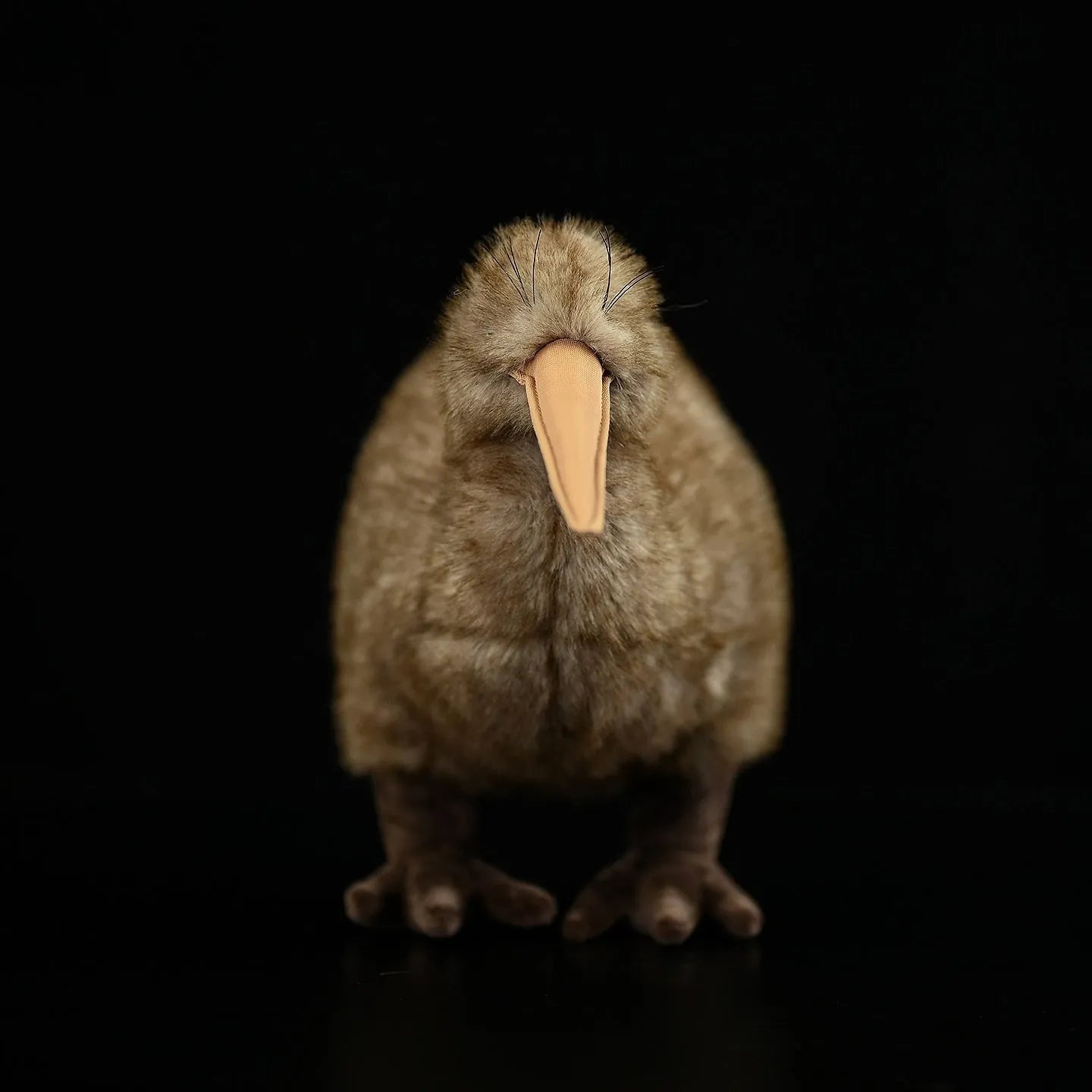 Kiwi plush toy, 25cm tall, chemical fibre, with iron wire frame, New Zealand bird design
