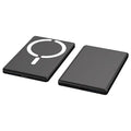 Ultra-thin 9mm magnetic power bank in alloy shell showing four colour options