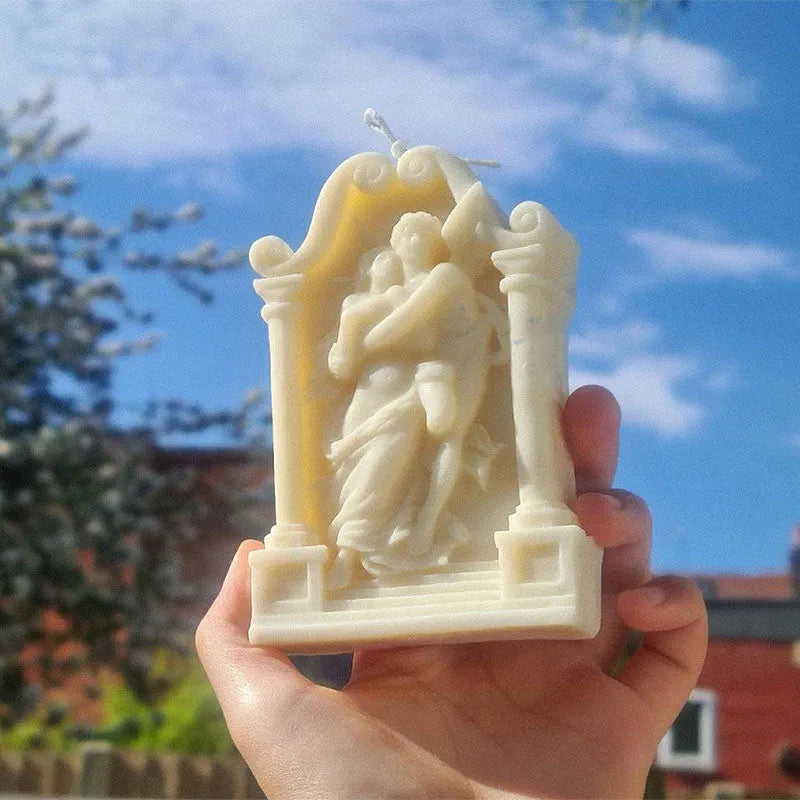 Food grade silicone mould for Ancient Greek couple angel decorations in baking and crafts