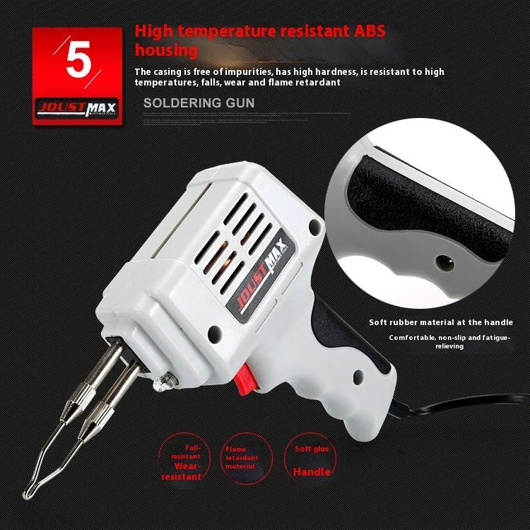 100W high power soldering gun with internal thermal iron head stored in toolbox set