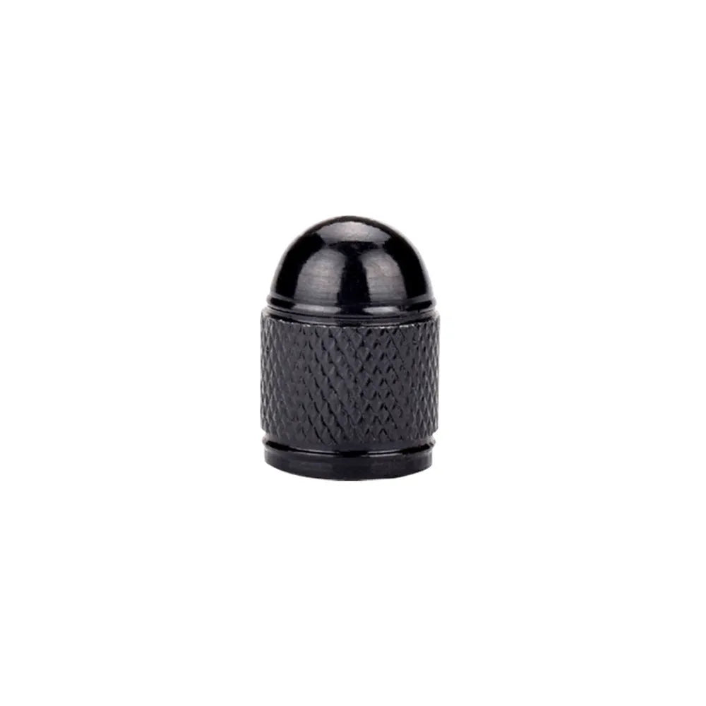 Aluminium alloy mountain bike tyre valve cap in choice of five metallic colours.