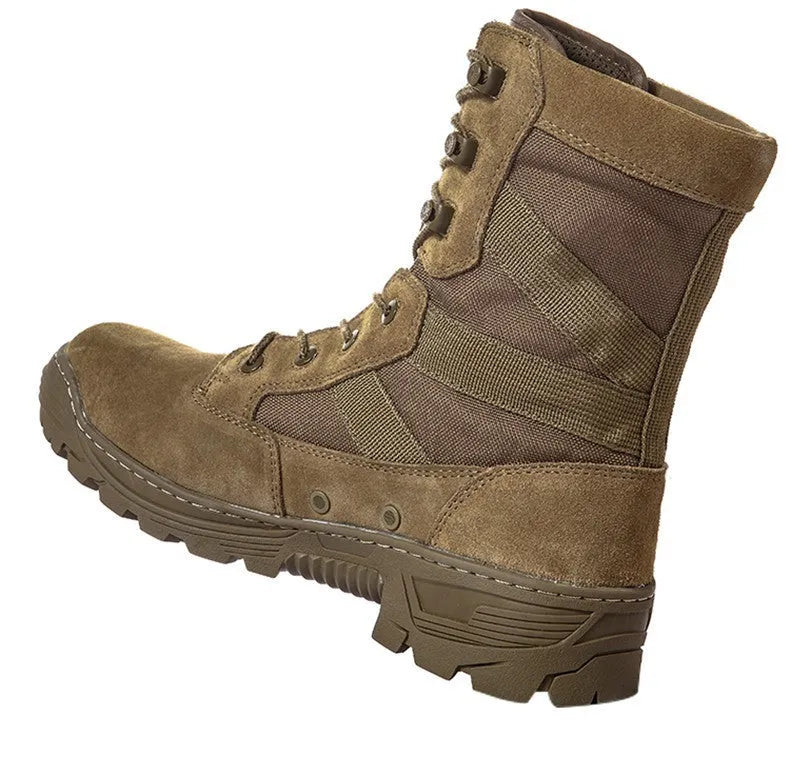 Desert Male Battle Outdoor Hiking Boots for Men Waterproof Fabric Hiking Camping Boots Black Mud Colour Options Sizes 40-45