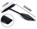 Welding slag hammer with a spring steel handle and a high carbon steel head, shown with weight options.
