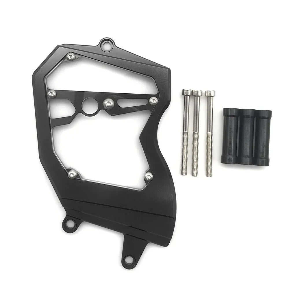 Aluminium alloy motorcycle chain wheel cover for ZX6R in black, red, gold, green, or titanium