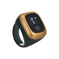 Al-fatiha Zikr electronic counter in black with digital display on a wrist strap.