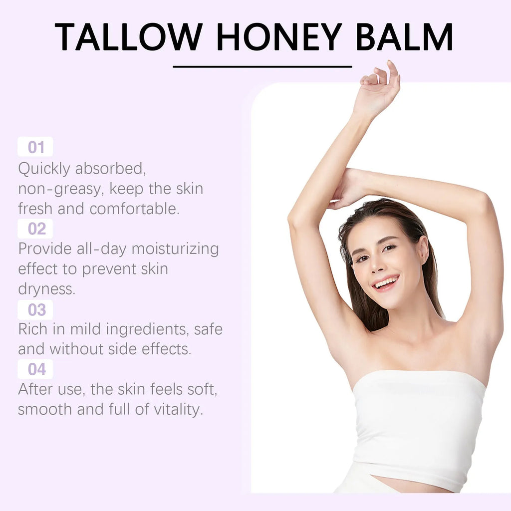 57g pot of Tallow Honey Skin Repair Moisturizing Cream on a clean surface