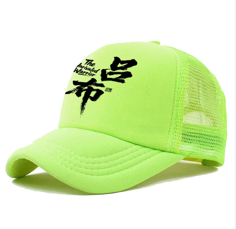 Men's white structured baseball cap with adjustable snapback closure on rear.