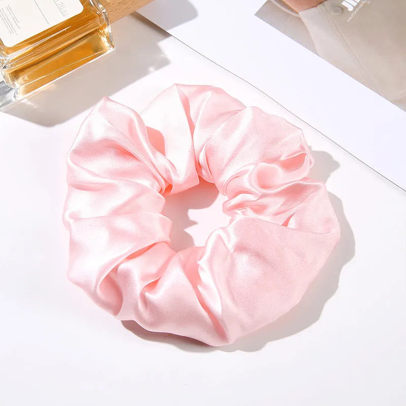 Handcrafted silk hair ring headband 6cm wide in multiple colours including black and navy blue