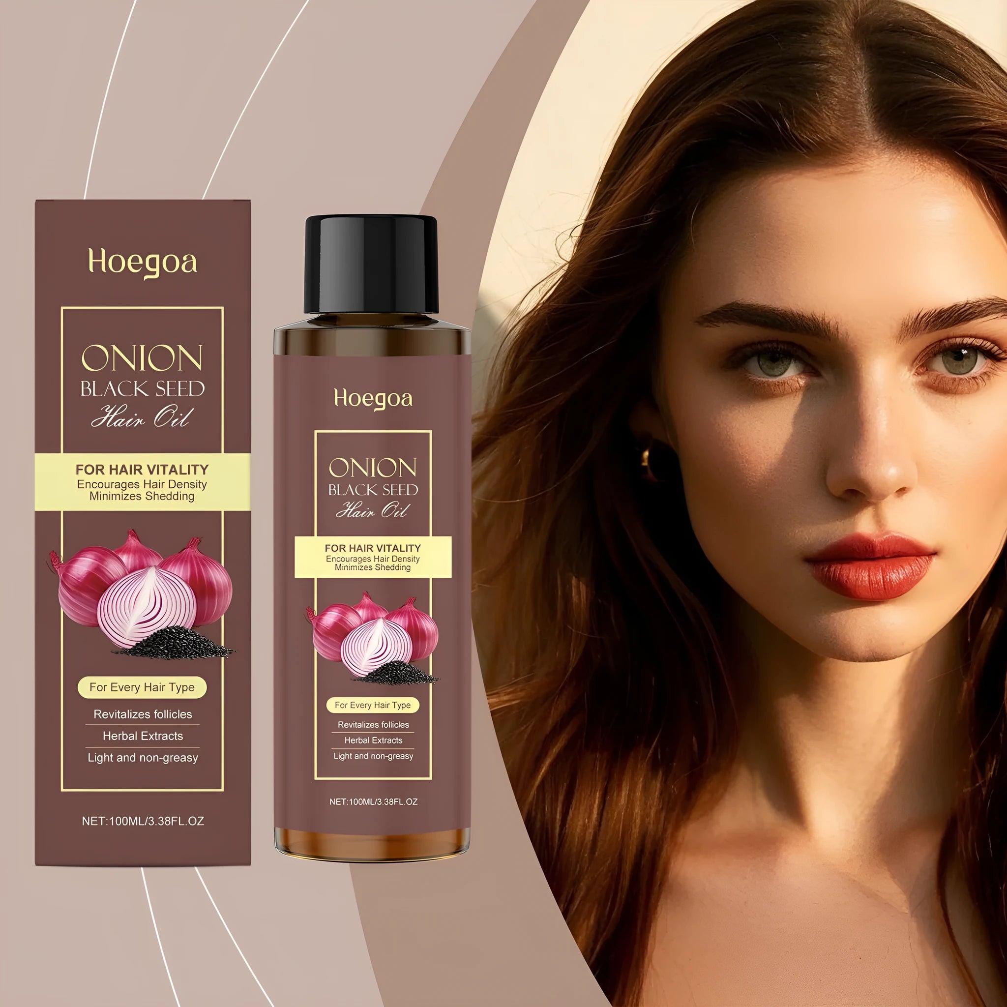 100ml hair care essential oil bottle with accessories for hair moisture and softness maintenance
