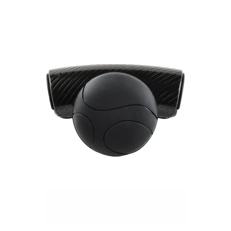 Silicone steering wheel assist ball with metal bearing for single-handed driving
