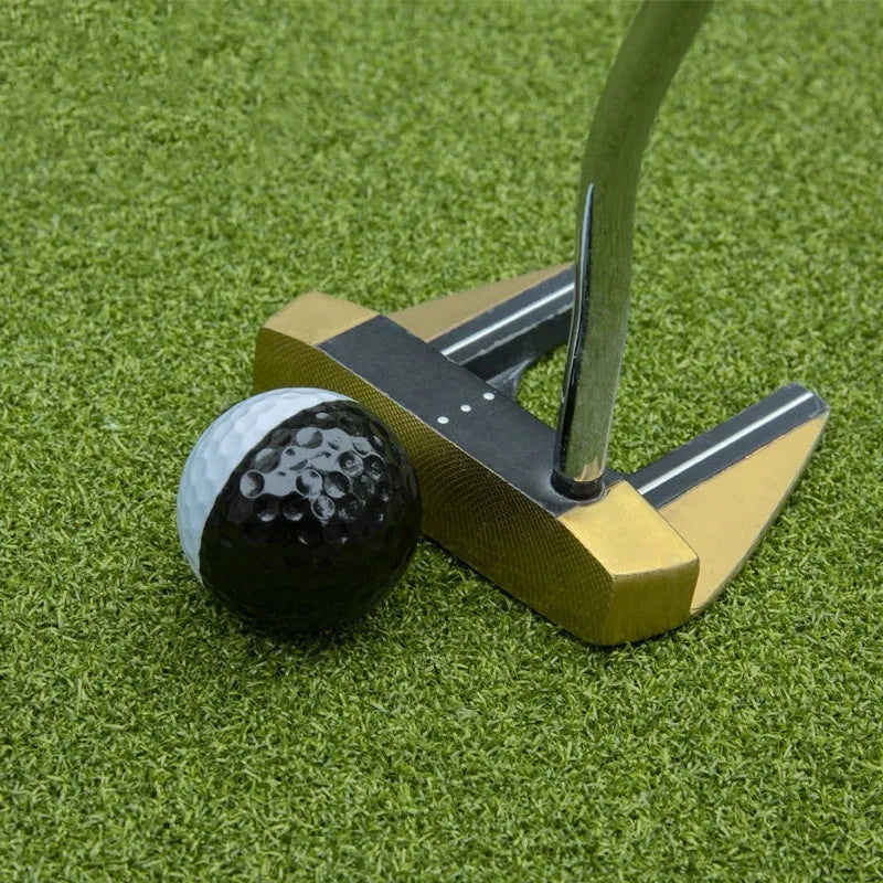 Golf putting practice ball black and white two-tone two-layer 42mm diameter