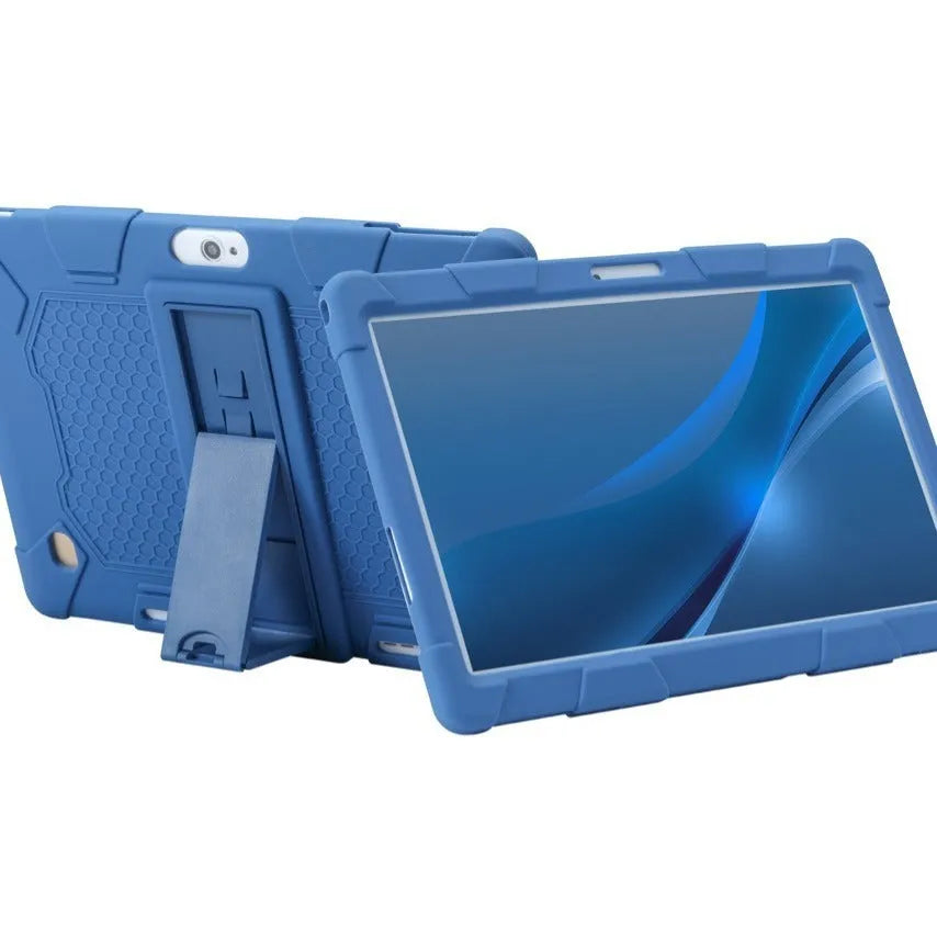 Little Overlord H10 Pro M20 silicone protective case for tablet with integrated kickstand in black colour