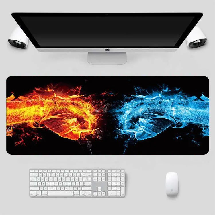 Thickened non-slip rubber cloth mouse pad with thermal transfer printed pattern in style A for notebook computers