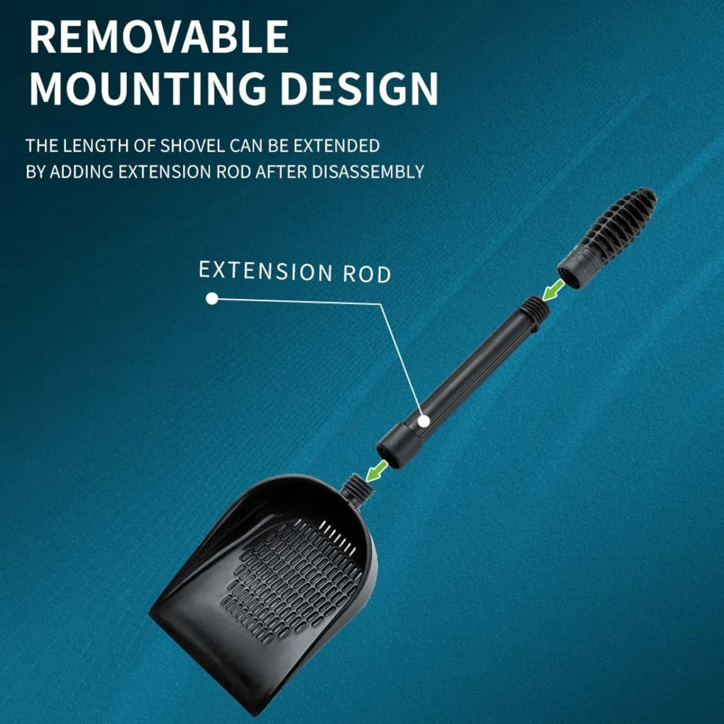 Aquarium sand shovel with extendable removable design for fish tank maintenance, shown as ZY SC Long or minimalist style
