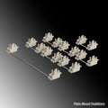 Keyboard shaft mechanical keyboard accessories kit showing black and milky white components with 4.3-inch screen