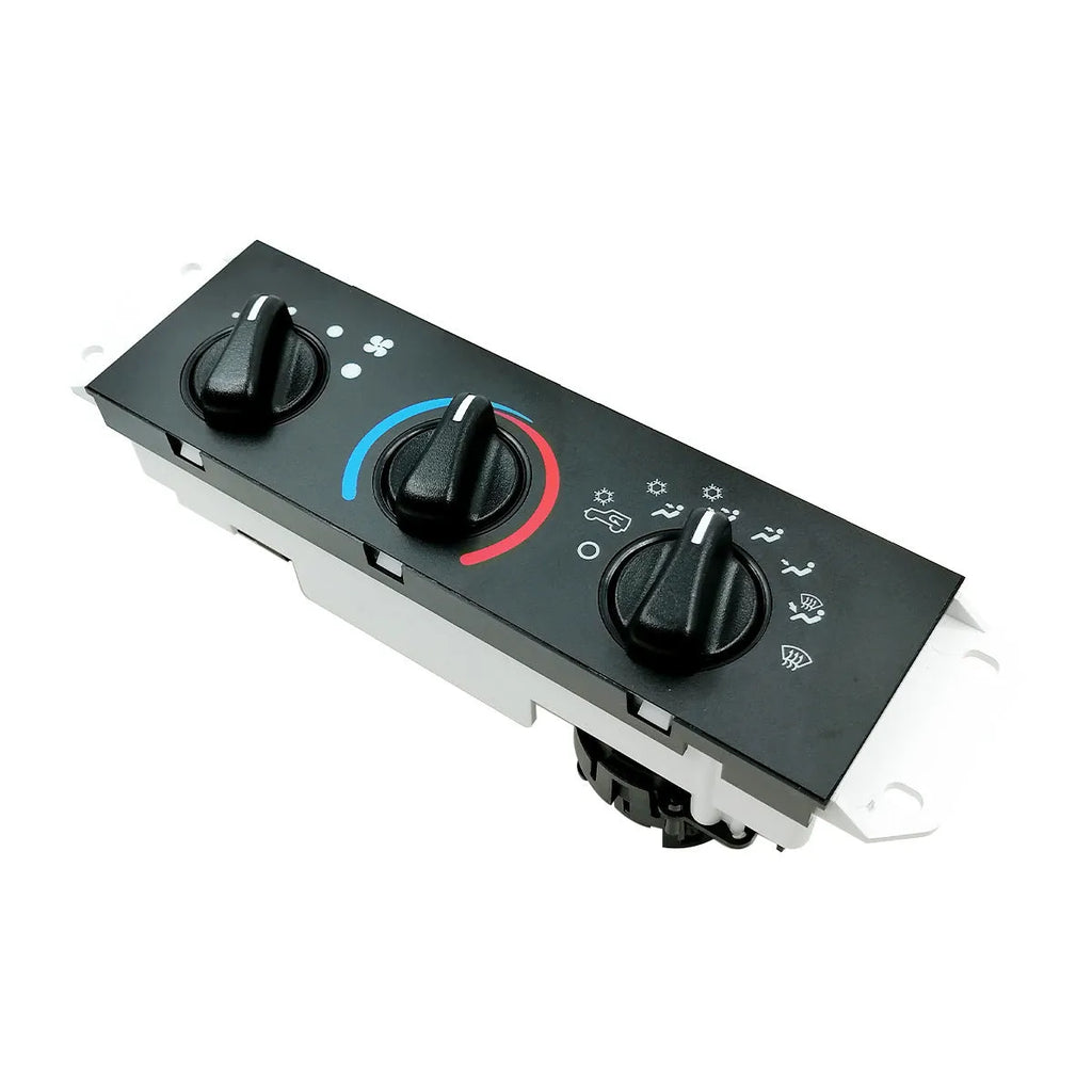 Black automotive air conditioning control panel for Jeep Wrangler 2005-2006 vehicles with OE number 55056558AA
