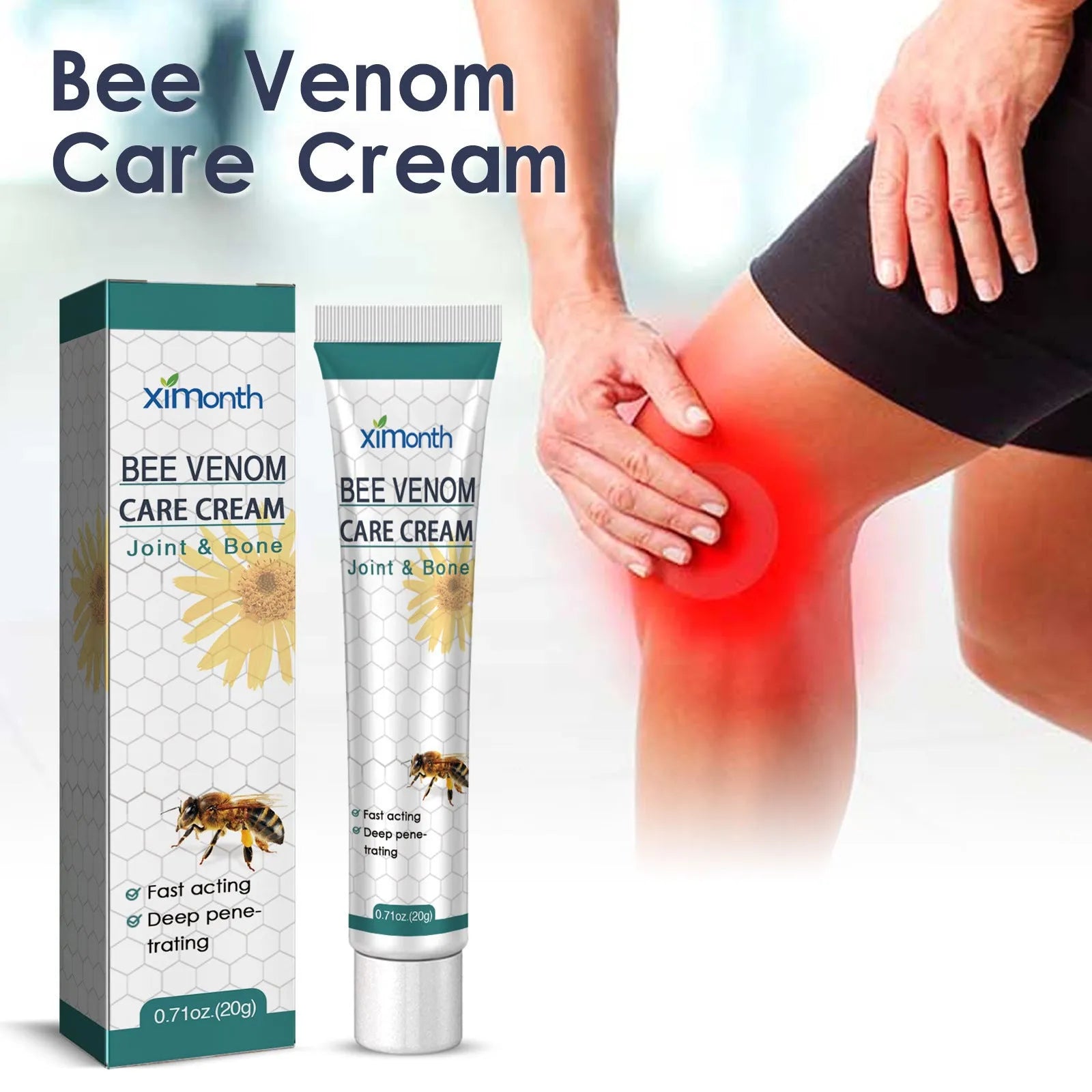 20g tube of joint pain massage cream for universal skin types