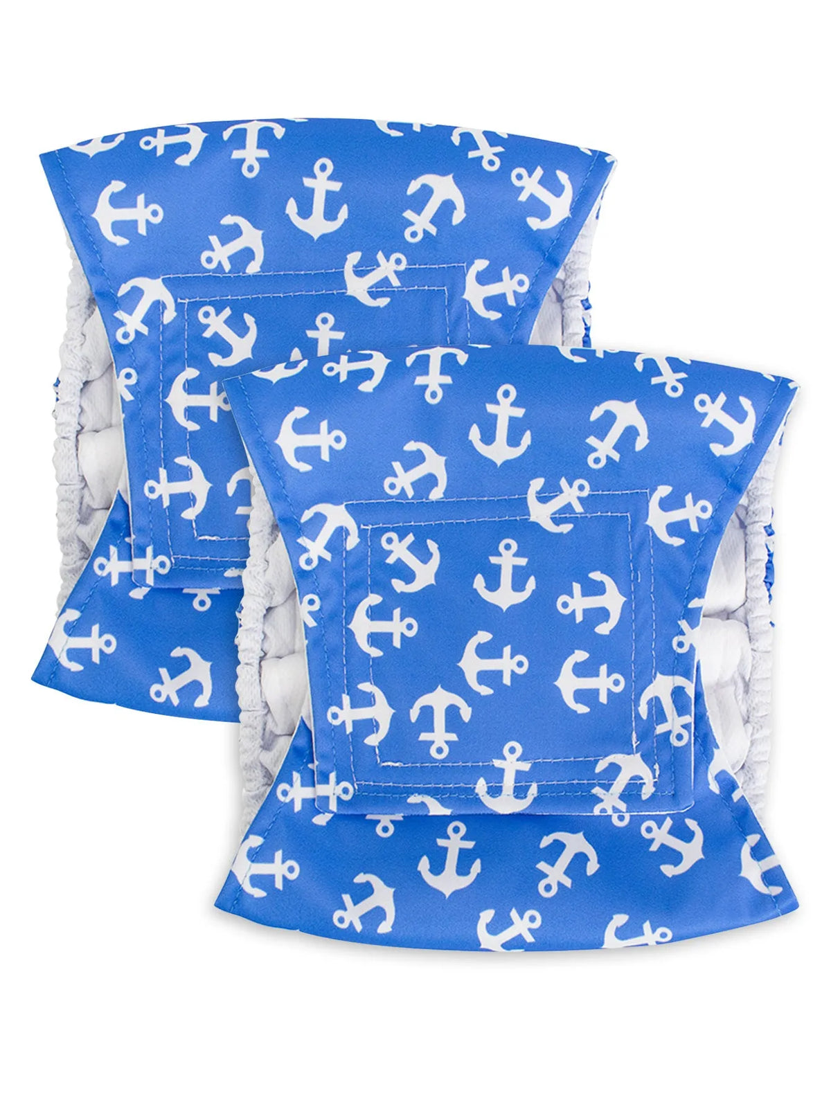 Male dog diaper in polyester, British style, available in sizes S, M, L, XL and multiple colours.