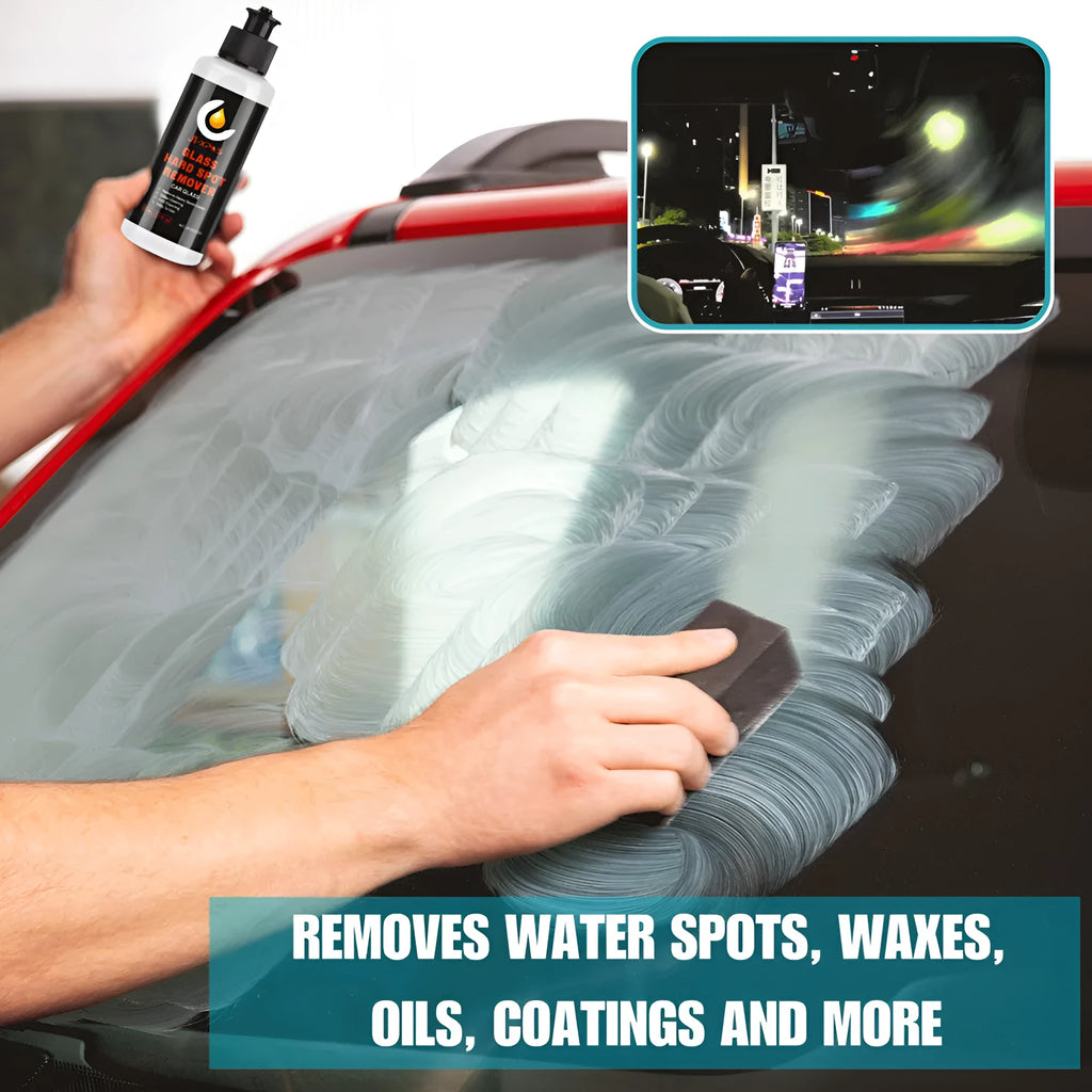 Glass oil film remover cleaning cream tube for car windscreen decontamination