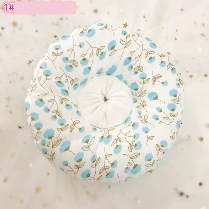 Soft cotton cat collar with cartoon print, adjustable XXS to L, on a white background