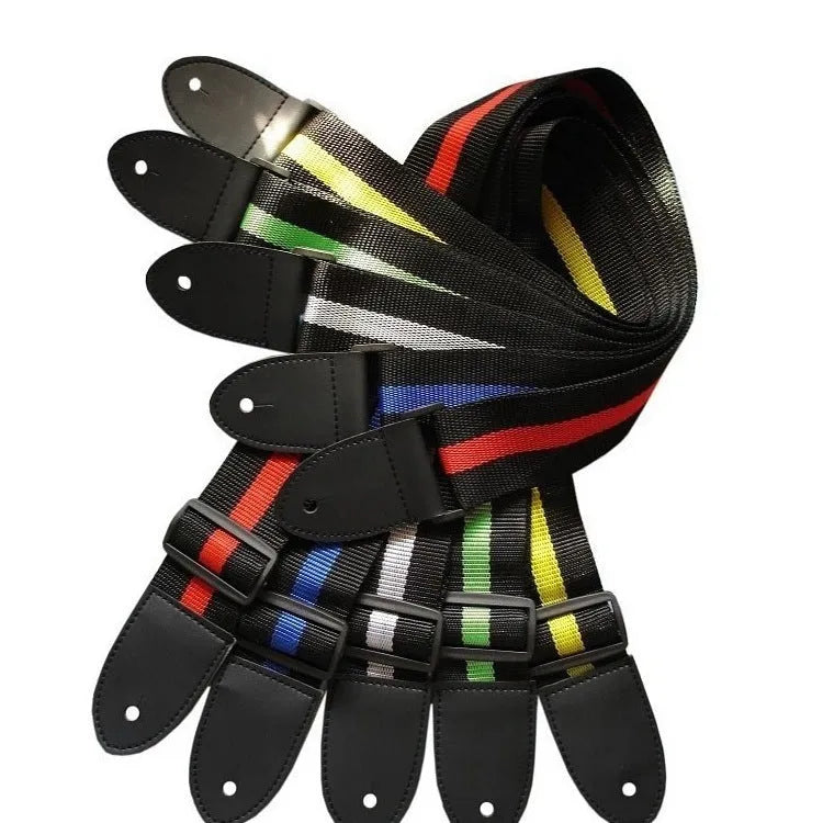 Universal woven crossbody instrument strap with quick-release clips, adjustable from 76cm to 137cm length.