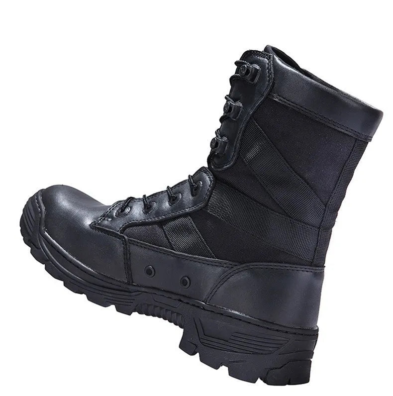 Desert Male Battle Outdoor Hiking Boots for Men Waterproof Fabric Hiking Camping Boots Black Mud Colour Options Sizes 40-45