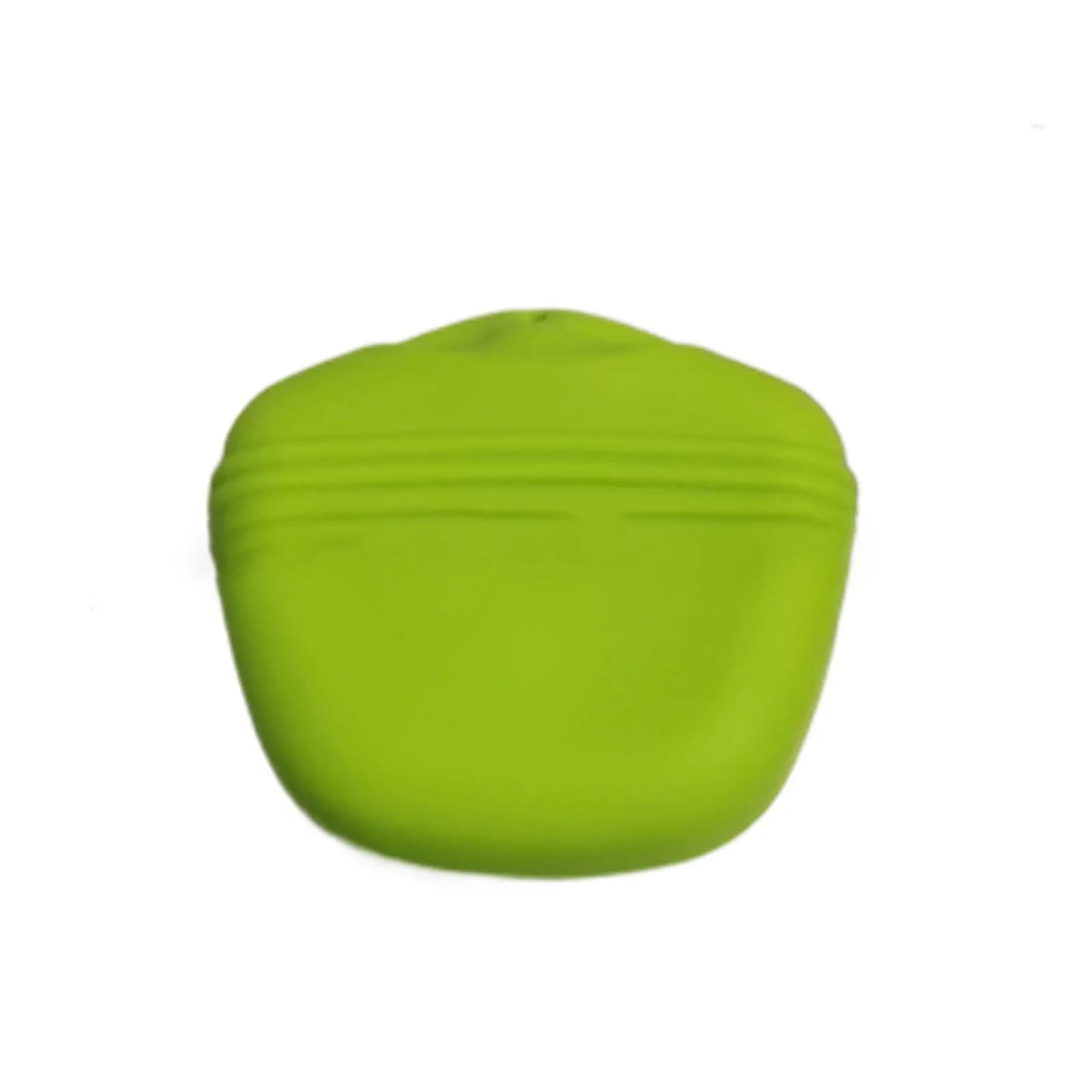 Silicone dog treat bag with belt clip shown in multiple colours