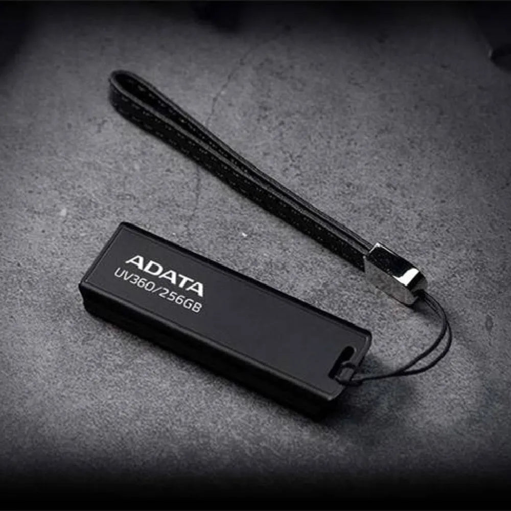 Black car-mounted USB flash drive with waterproof construction and flexible design