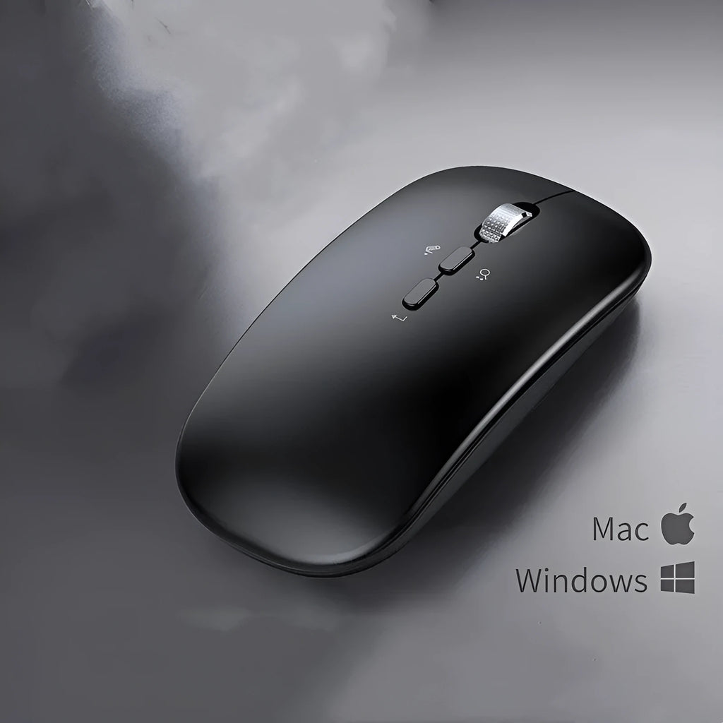AI voice translation wireless charging mouse in gold with 2000DPI optical sensor and five buttons
